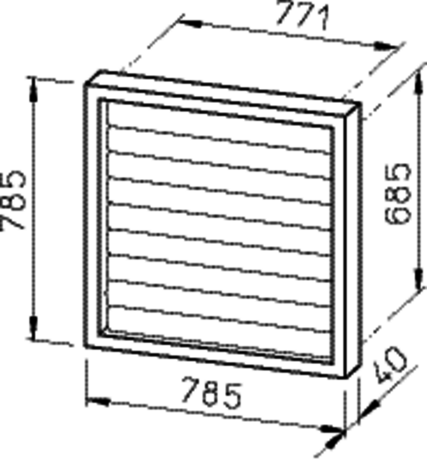 Helios VK 710 Verschlußklappe selbsttätig, Kunststoff