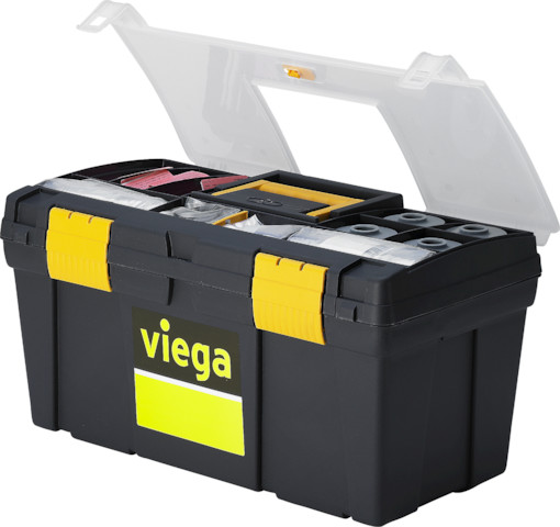 Viega Koffer 8310.92 aus Kunststoff grau