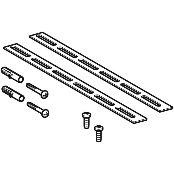 Geberit CleanLine Befestigungsmaterial für Rohbauset, für Duschrinnen
