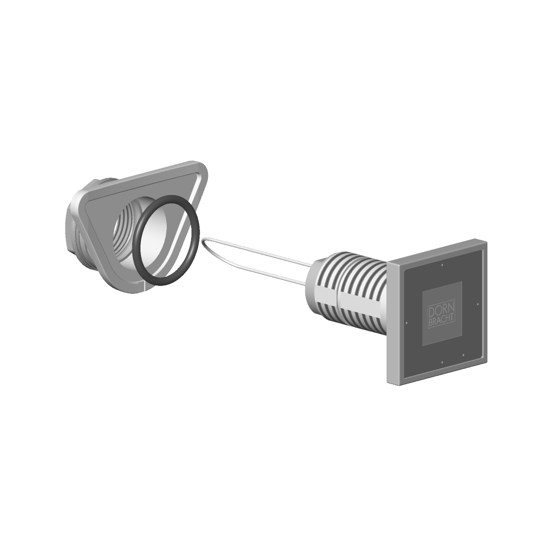Dornbracht Bedienelement für Aufputz ERSATZTEILE  04279802607 138 x 88 x 90 mm Platin