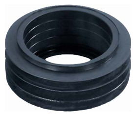 Haas Gummi-Spülrohrverbinder, schwarz Nr. 3215