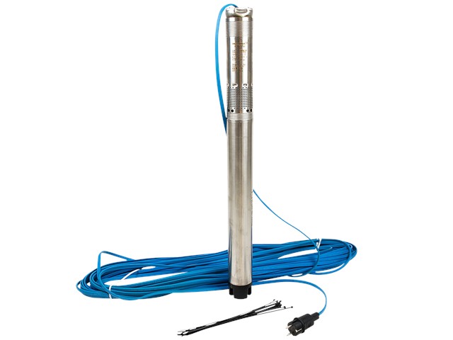 Grundfos Unterwasserpumpe Basispaket SQ2-55, 0,7kW Volumenstrom 2m3/h mit 30m Kabel