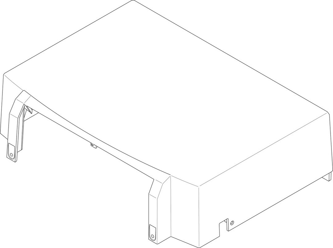 BOSCH Ersatzteil TTNR: 8732900427 Gehäuse Haube weiß everp