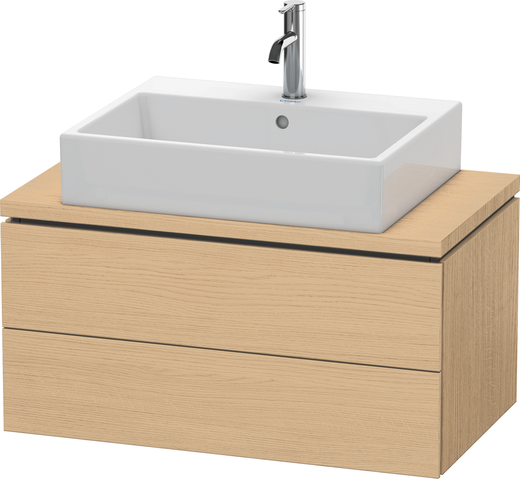 Duravit WTU f.Console Comp.L-Cube 400x820x477 2 Schubkästen, Eiche Natur