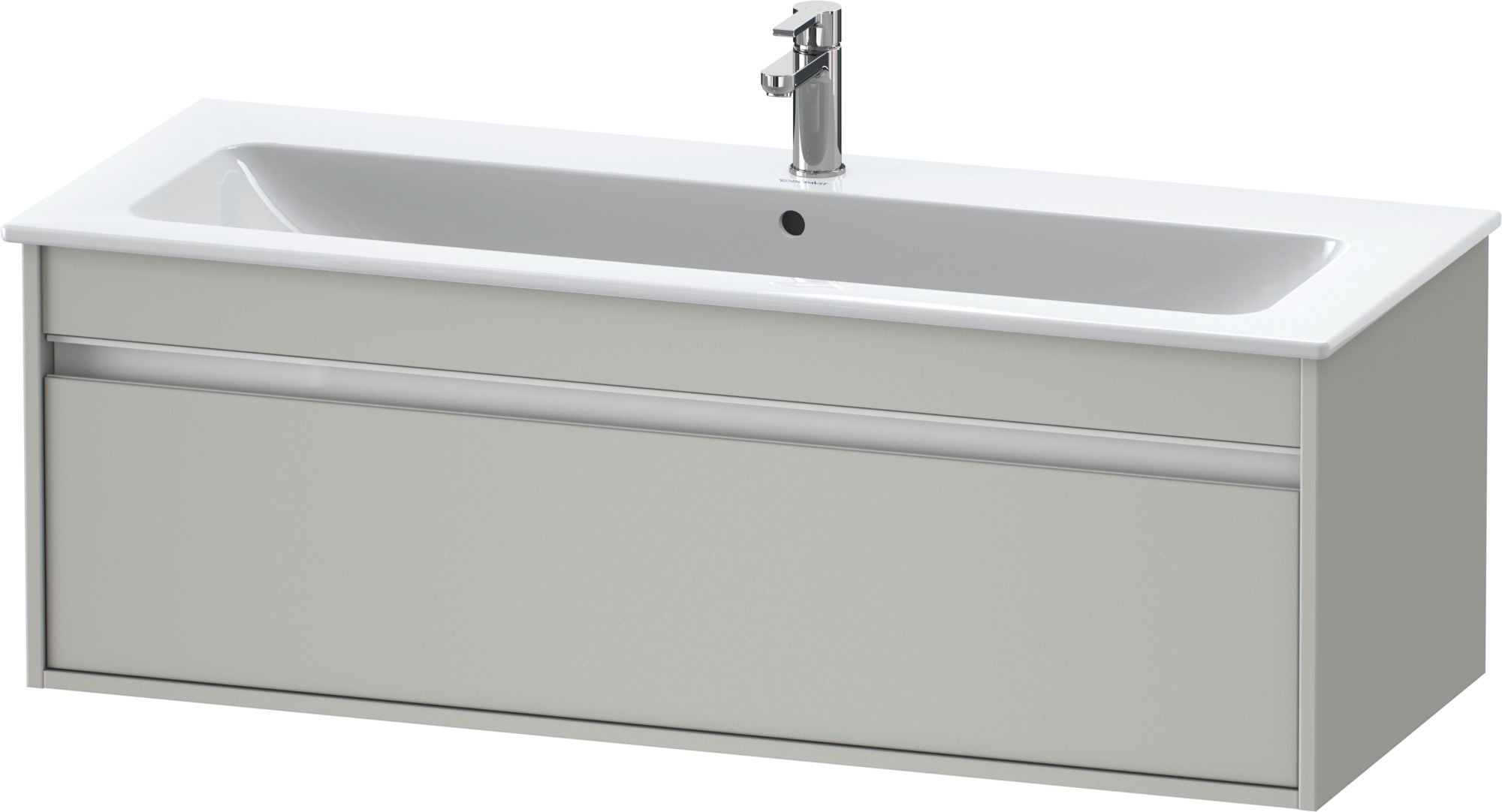 Duravit WTU Ketho f. ME by Starck, 1 Auszug 410x1200x475mm, Betongrau Matt