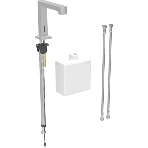 Geberit Brenta WT-Arm., Standmont., Generator mit AP-Funkt.Box, m.Misch., edst.gebü.