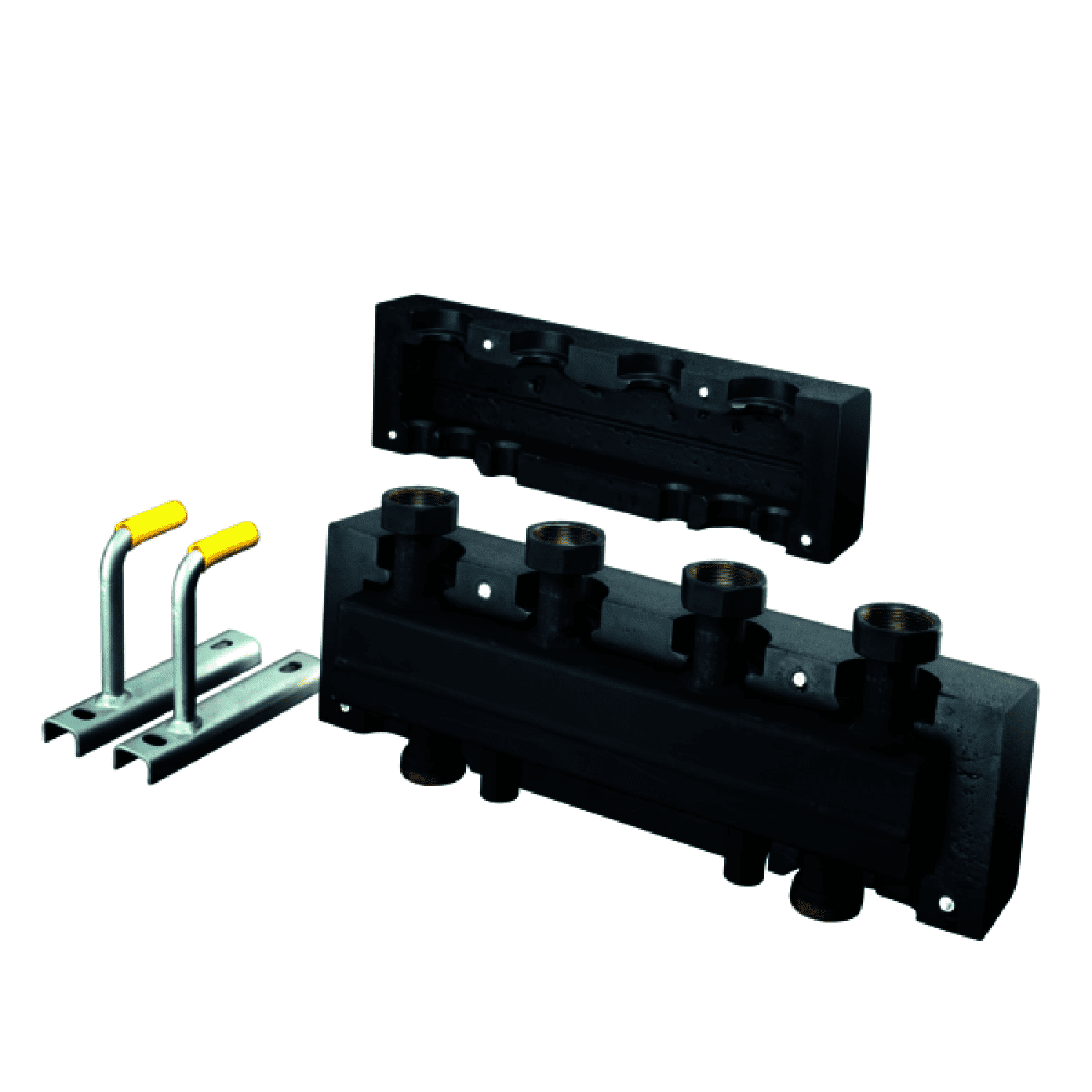 OVENTROP-Hydraulische Weiche HydroFixx DN 25, für 3 Heizkreise, Stahl