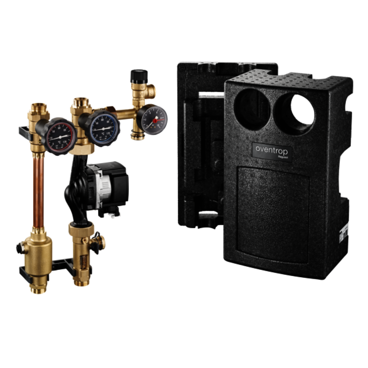 OVENTROP-Solarstation Regusol LH-180 DN 25, Grundfos, 2 - 15 l/min, 6 bar