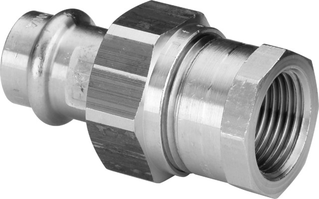 Viega Verschraubung mit SC Profipress S 4562 flachdichtend in 22mm x Rp3/4