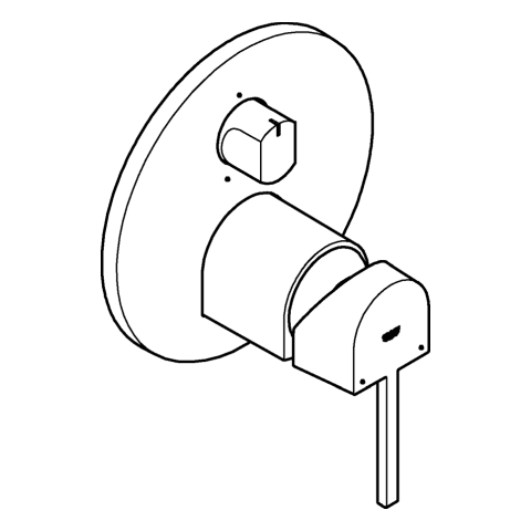 GROHE Einhandbatterie Plus 24093_3 FMS für 35604 3-Wege Umstellung chrom