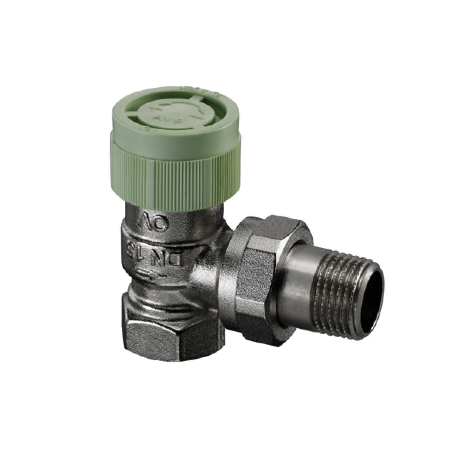 OVENTROP-Thermostatventil "RFV 9" DN20, R 3/4 AG, PN10 Eck
