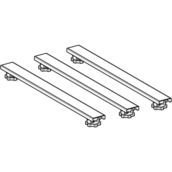 Geberit Set Füße und 3 Traversen 1000mm H:6-12cm, für Duschwanne aus Steinharz