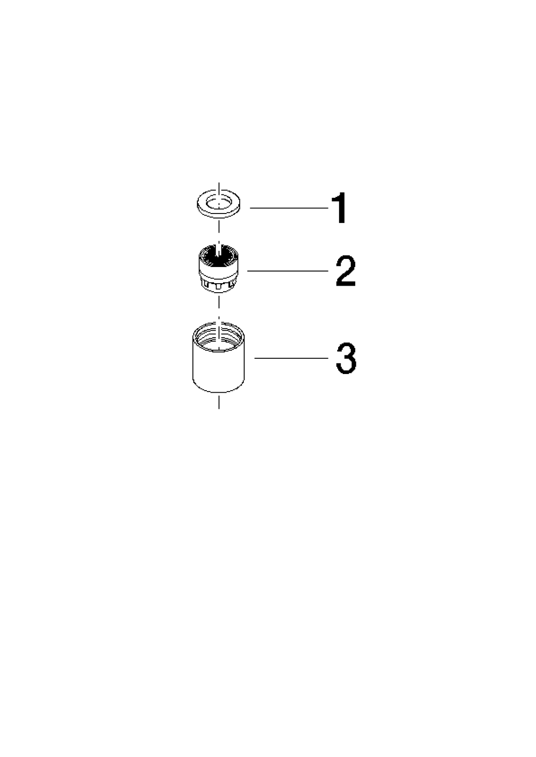 DO Luftsprudler ERSATZTEILE 90230102803 M18xIG 7,0 l/min. Platin