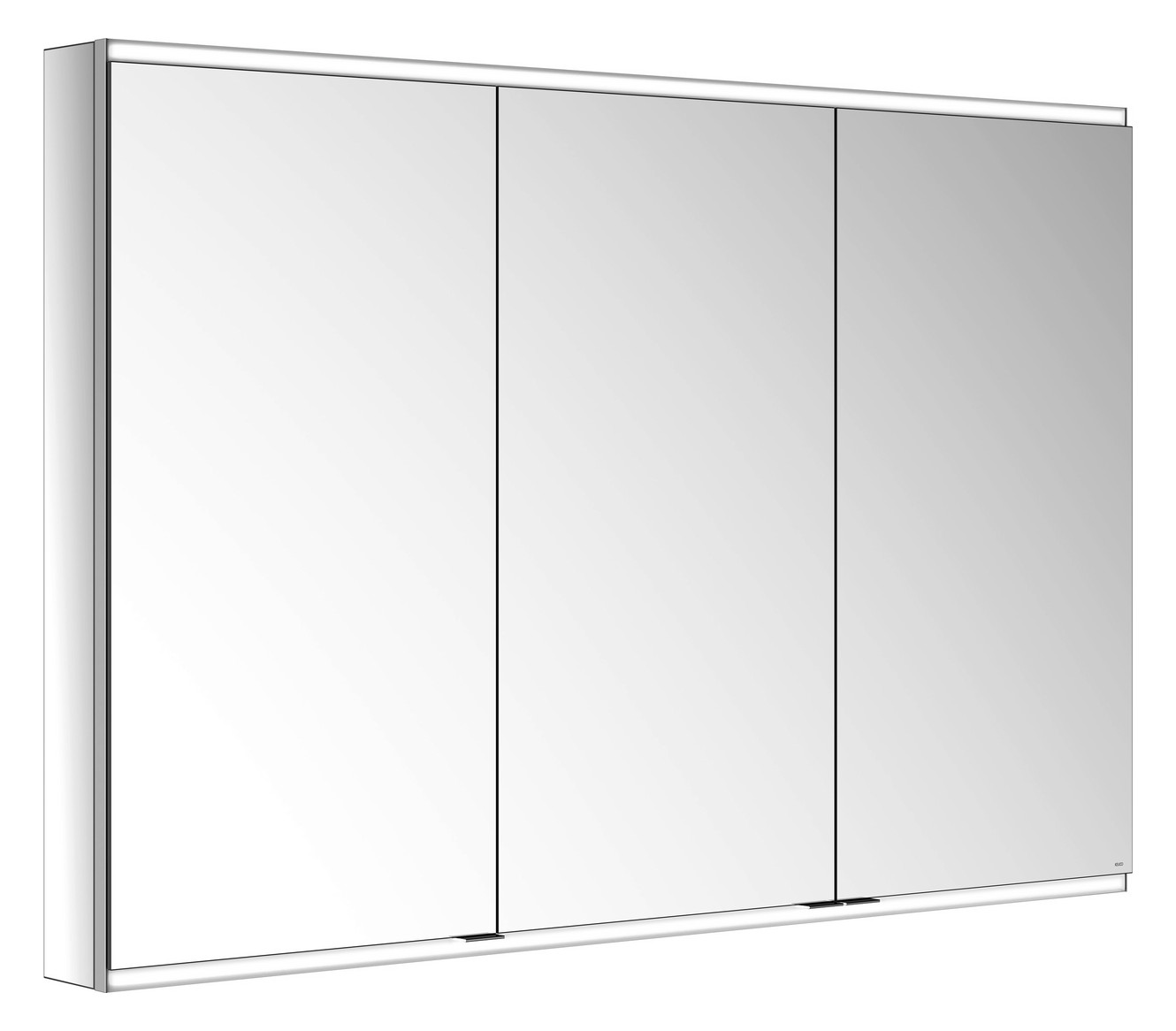 KEUCO Royal Modular 2.0 SPS, bel. 80031, Vorb,oSteckd,sb-elox,1400x900x120mm