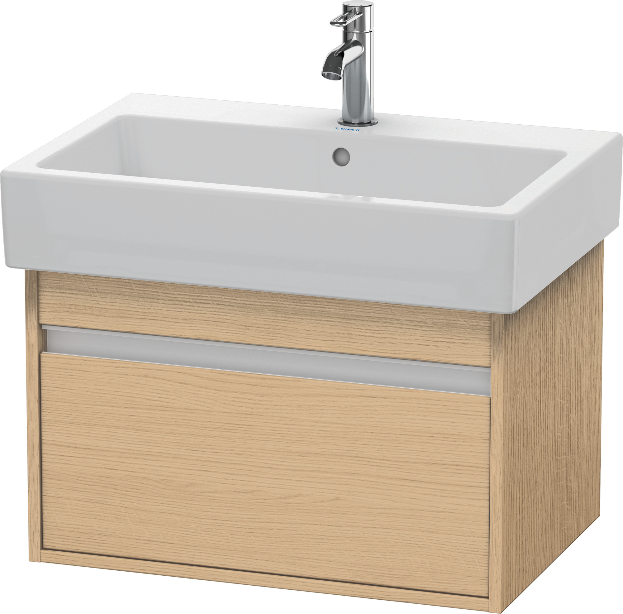Duravit WTU wandhängend Ketho 440x650x410mm 1 Auszug, für 045470, Eiche Natur