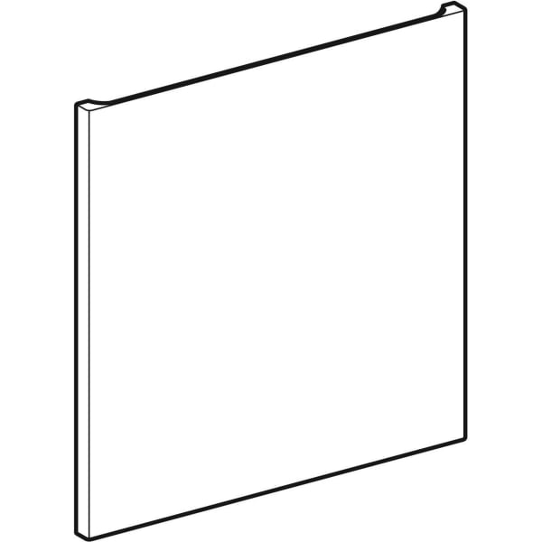 Geberit Schubladenfront für Renova Plan Seitenschrank B:40cm, Bj 2021, hickory