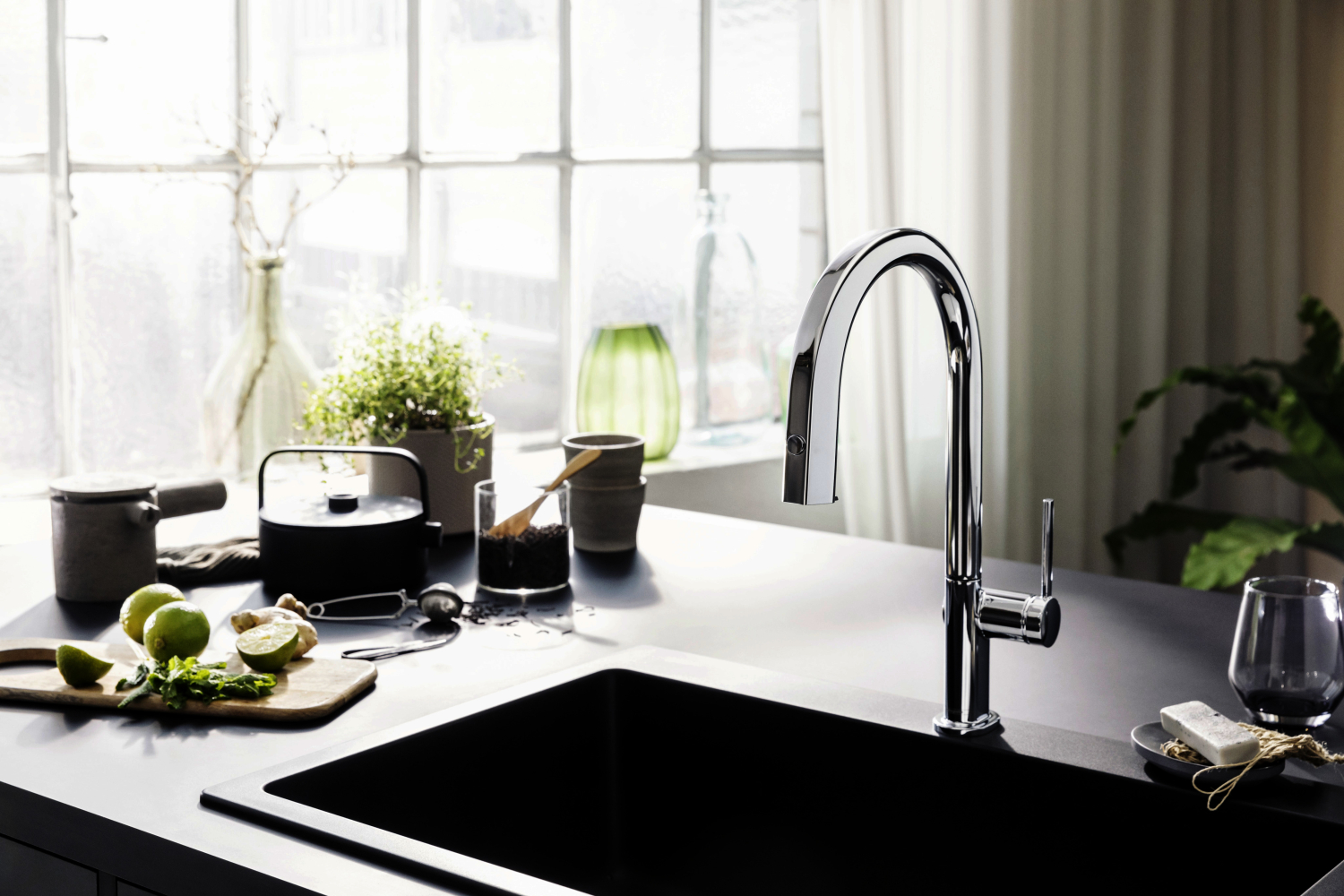 Hansgrohe FilterSystem 210 Aqittura M91 Ausziehausl.1jet sBox Starter Set chrom