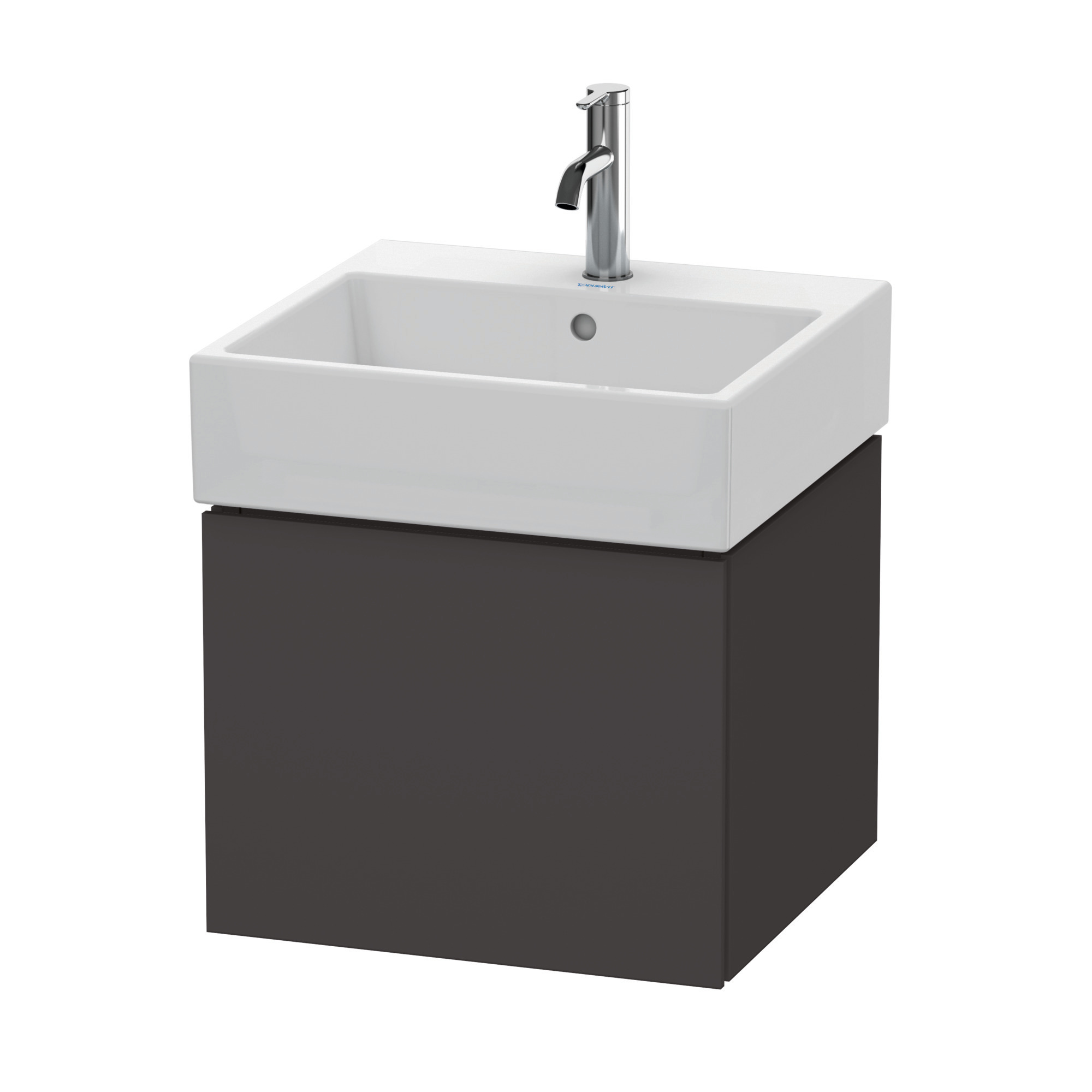 Duravit WTU L-Cube 394x484x459mm 1 Auszug, graphit supermatt