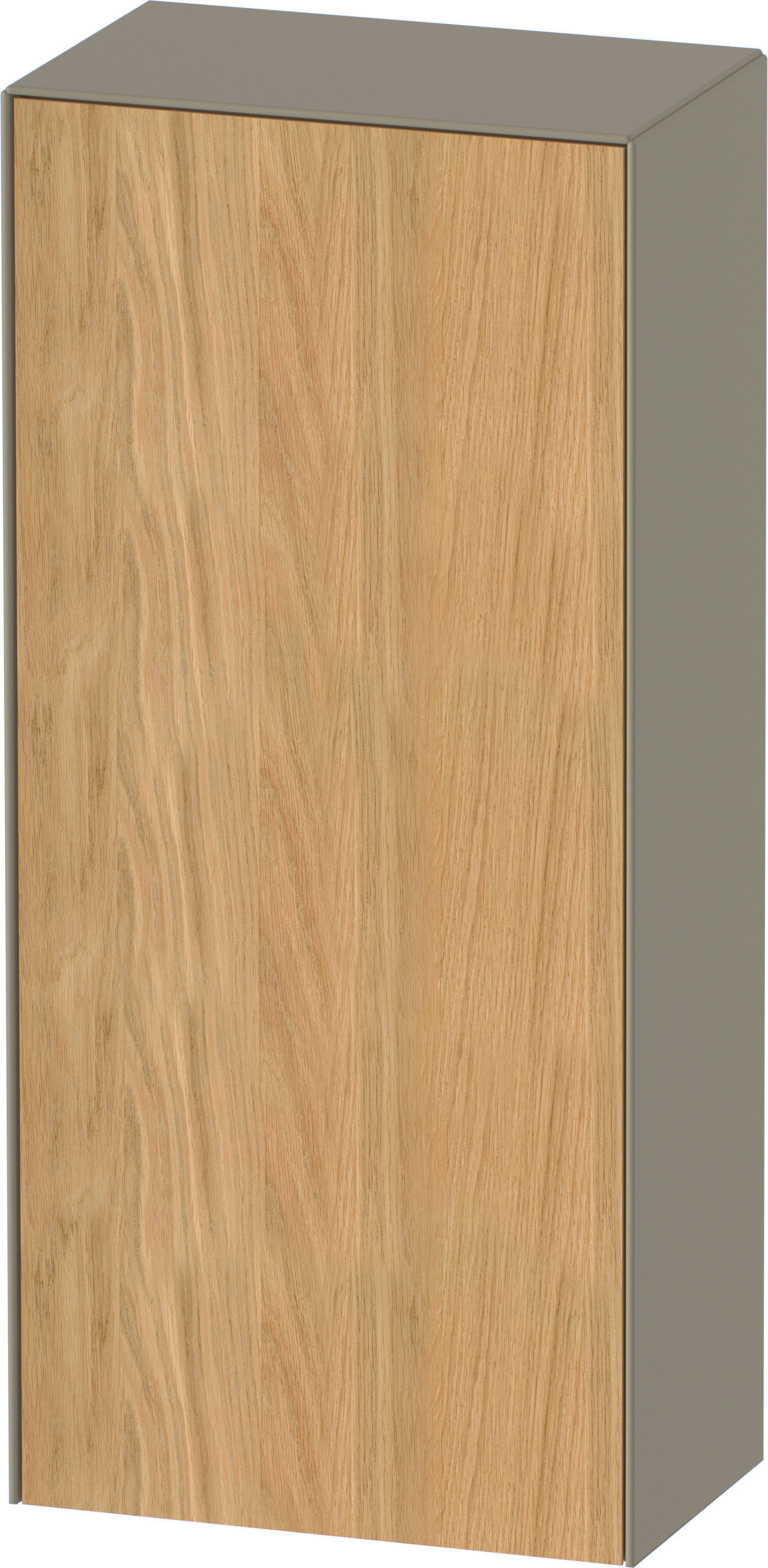 Duravit Halbhochschrank White Tulip, TA l.,880x400x240,Eiche N.M./St.gr. HGL