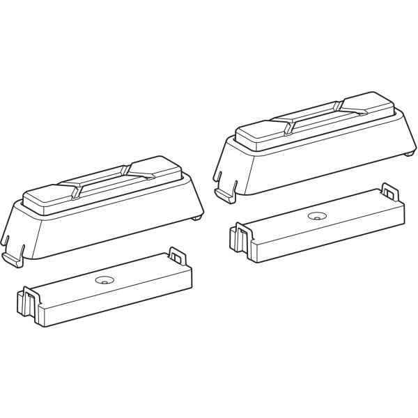 Geberit Set Gummiauflagen f. Duofix Install.-Rahmen f. Duschfläche