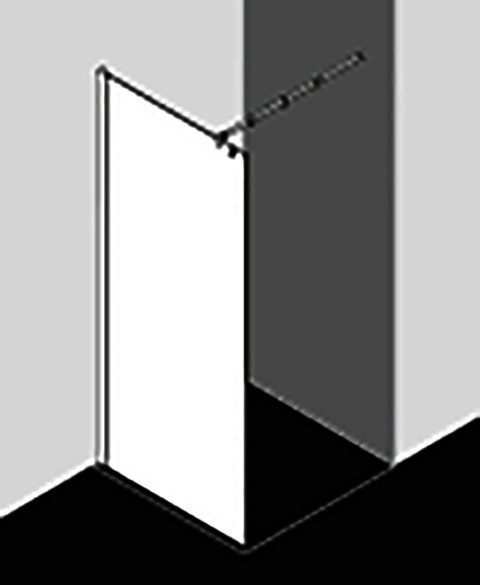 KR Kermi WALK-IN FILIA XP TWF 0750x 2000 BV: 725-750 SIHG ESG klar Clean