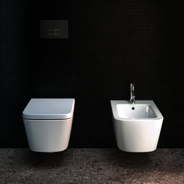 IS Wandtiefspül-WC Blend Cube AquaBlade 355x540x350mm Weiß