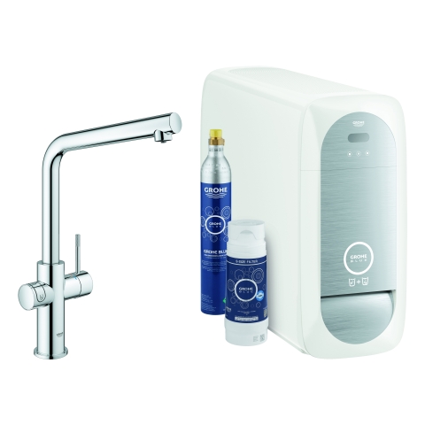 GROHE Starterkit GROHE Blue Home 31454_1 Bluetooth/WIFI L-Auslauf chrom