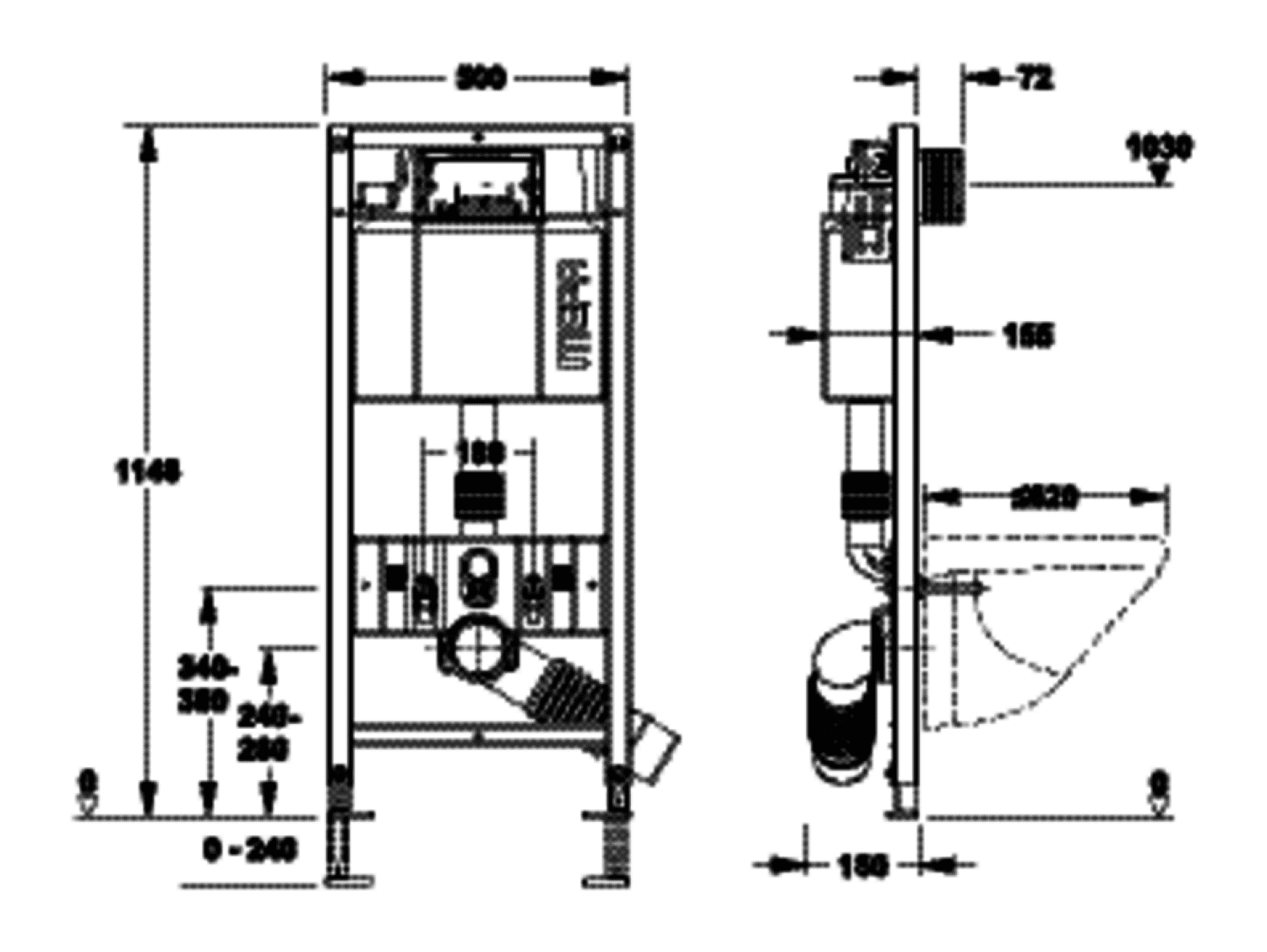nextVIT Step-WC-Element Typ A31 SBH 120
