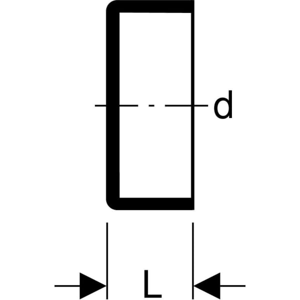 Geberit Silent-db20 Enddeckel d56