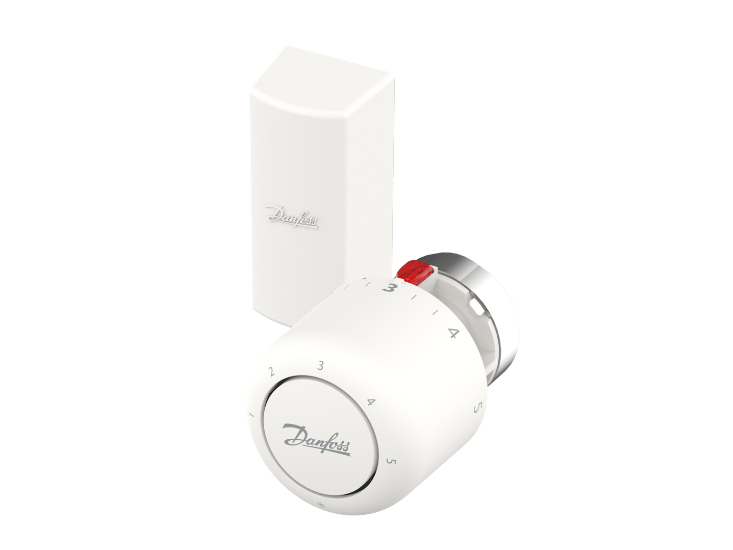 Danfoss Thermostatkopf Aero RA/V gasgefüllt, Serviceelement mit FF 0-2 m