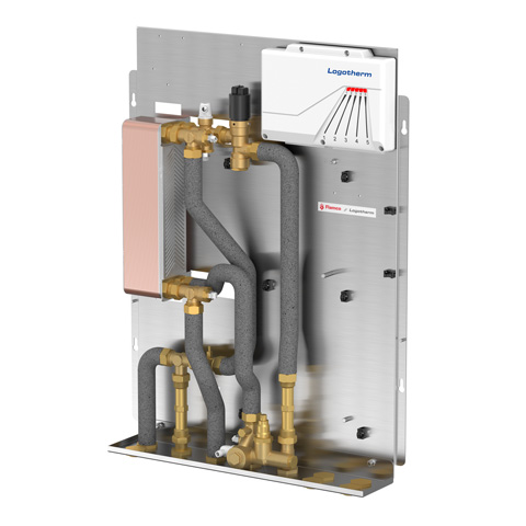 Flamco LogomaticG2 4RS L-Line CU-FS Unter oder Aufputz, Kupfer Flamco LogomaticG2 4RS L-Line CU-FS Unter oder Aufputz, Kupfer
