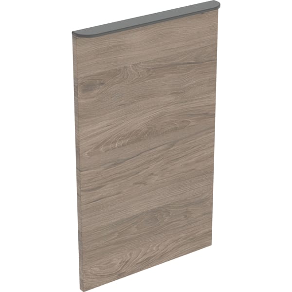 Geberit Tür, Anschlag re mit Griff, Nussbaum Smyle eckig Seitenschrank, B: 36cm