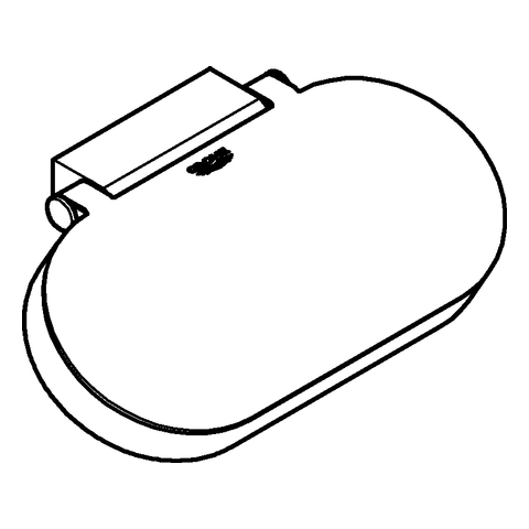 GROHE WC-Papierhalter Selection 41069 mit Deckel hard graphite