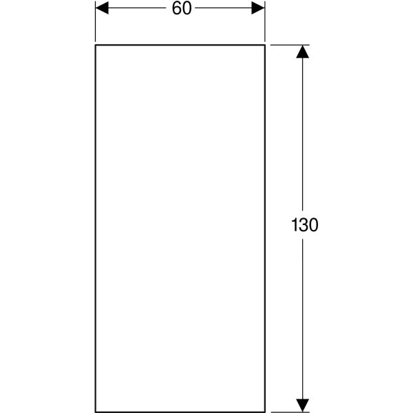 Geberit GIS Paneel 130 x 60 x 1,8 cm