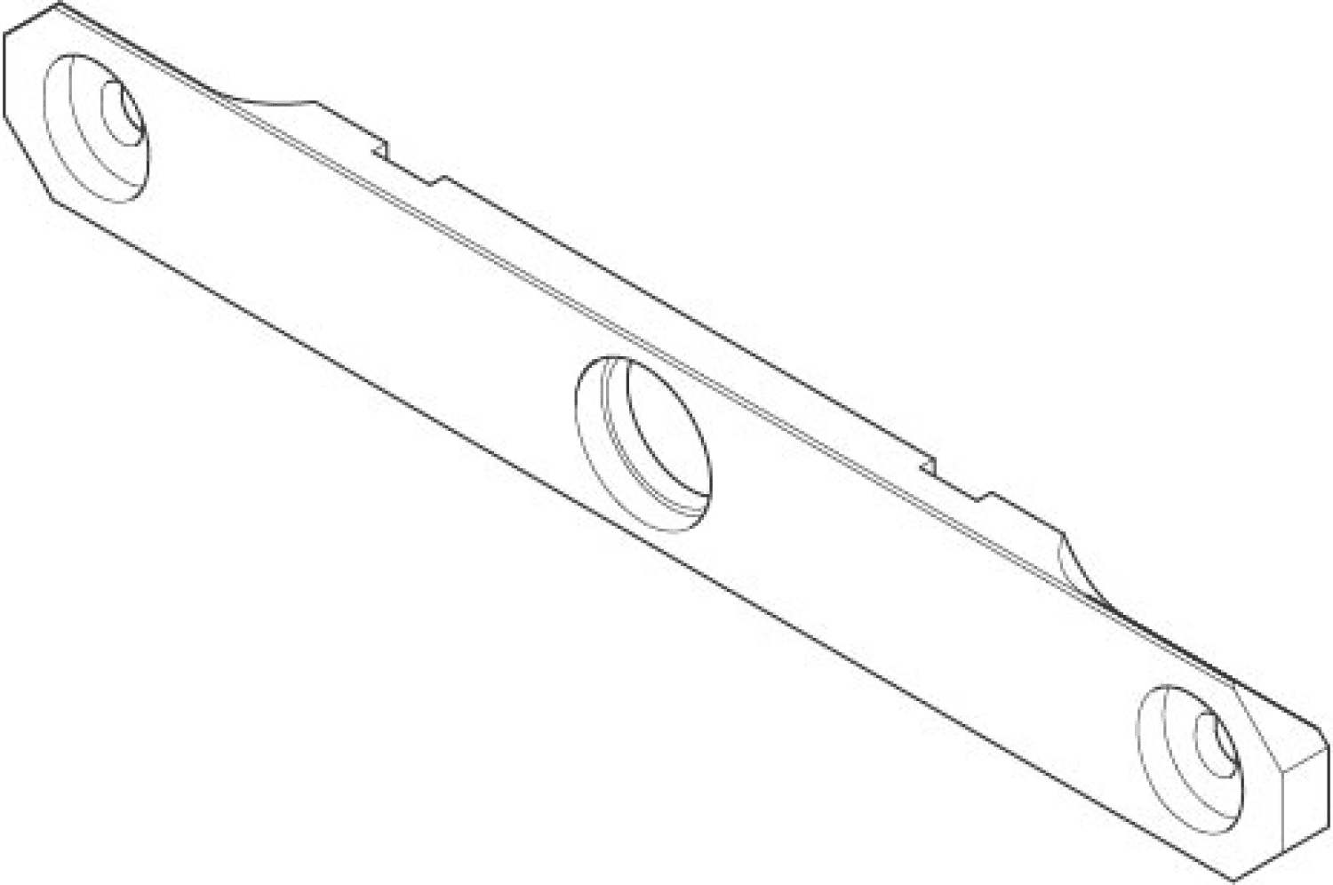 DO WaterFall Halter ERSATZTEILE 091797053 30 x 8 x 222 mm