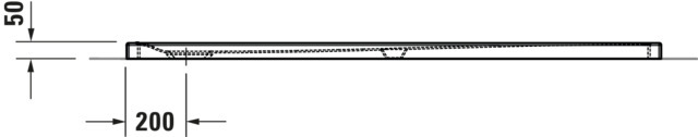 Duravit Tempano Duschwanne 1700x750x50mm Weiß