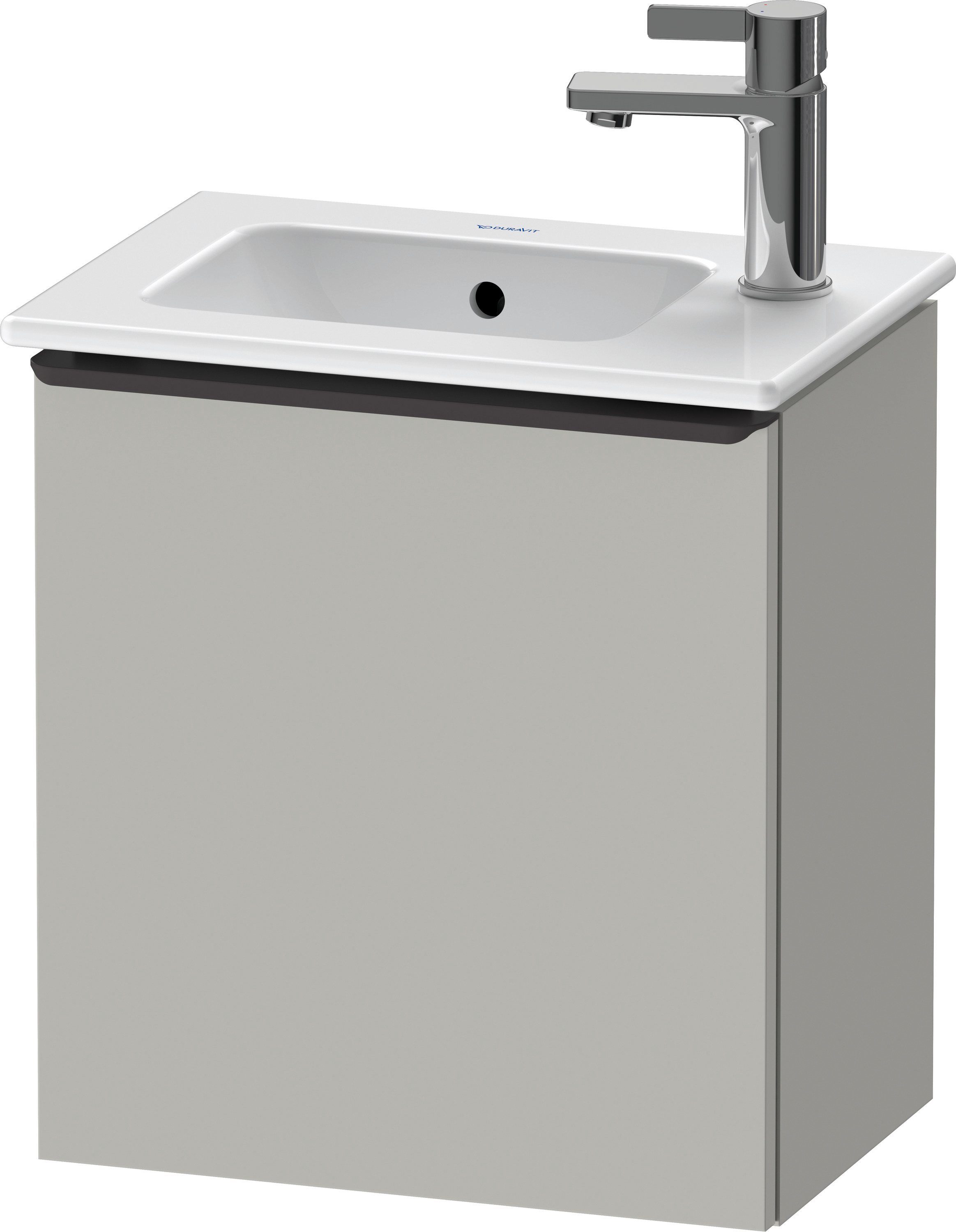 Duravit D-Neo WTU,Wdh,Tür:1,TA:LI,Gr:Dia.Schw 410x274x440mm,Betongrau Matt,Dekor