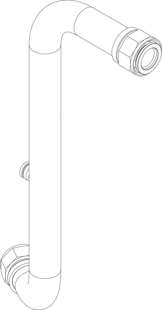 BOSCH Ersatzteil TTNR: 87186453950 Rohr Wärmetauscher-Zusatzheizung
