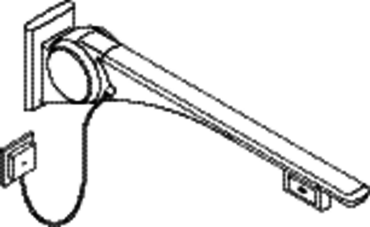 HEWI Stützklappgriff Basic,850 mm,links Spülausl.(E-Ausf.) weiß hgl.- weiß mt