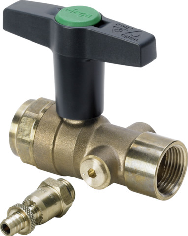 Viega Kugelhahn Easytop 2275.5 in Rp1/2 Siliziumbronze