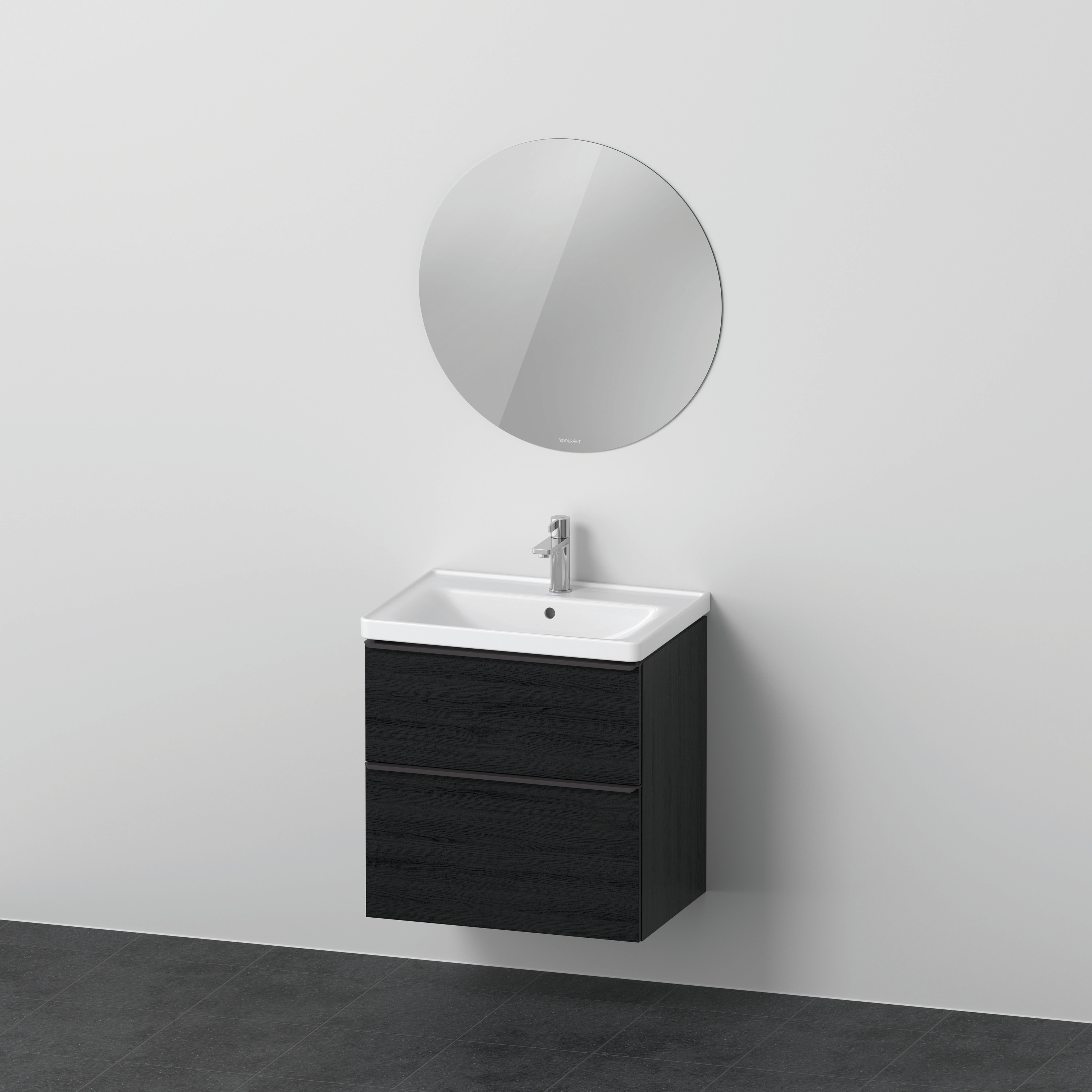 Duravit D-Neo Möbel-Set wandh. 650x480mm WT,WTU Ausz 1,SBK 1,SP Rund,Eiche Sch.