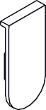 Hansgrohe Atoll Blende für 2-Arm Handtuchhalter