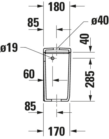 Duravit Qatego Spülk., inkl. IG 4,5/3L Dual Flush,Wasseranschl. R/L,Weiß HG,