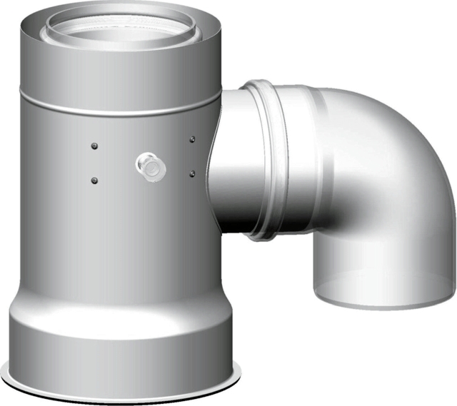 Wolf Adapter 2xDN160 auf DN160/225 für raumluftunabhängigen Betrieb MGK-2 Wolf Adapter 2xDN160 auf DN160/225 für raumluftunabhängigen Betrieb MGK-2