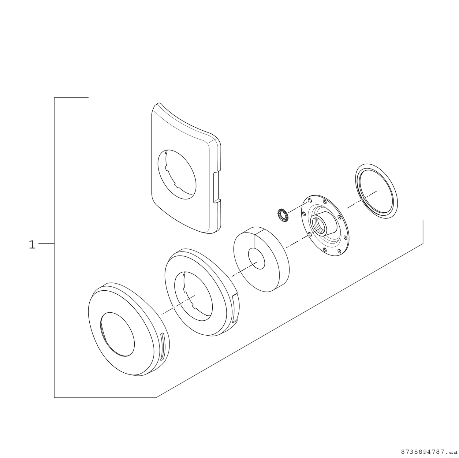 BOSCH Zubehör für Warmwasserspeicher E-Montage-Kit Revisionsöffnung d>700mm