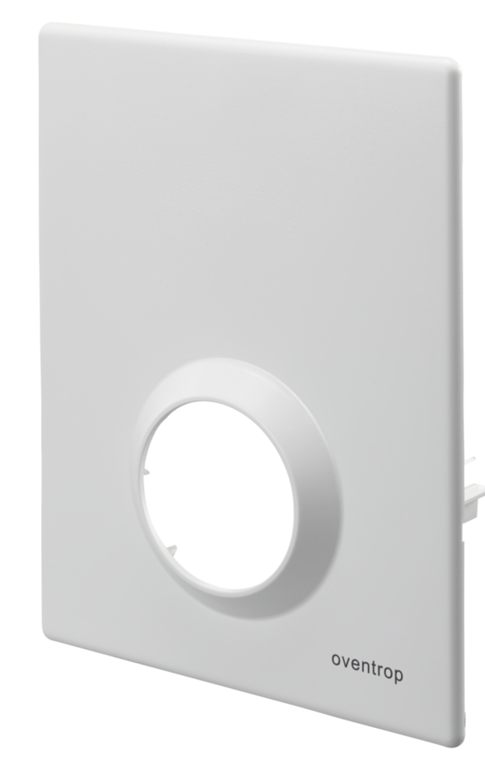 OVENTROP-Abdeckplatte für "Unibox" Einzelraumregelung,Bautiefe 57mm, weiß
