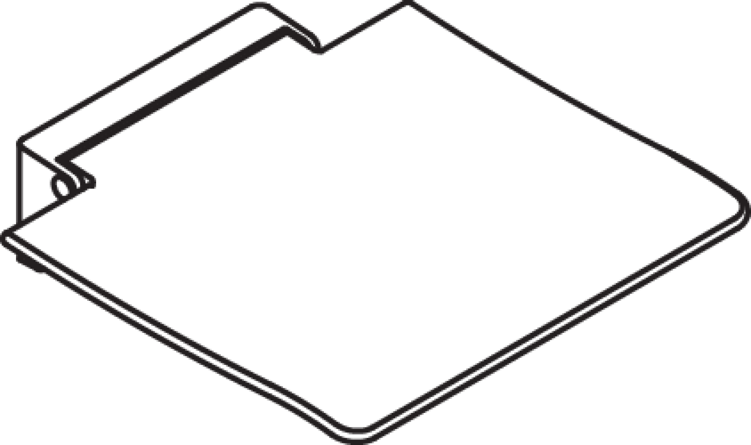 HEWI Klappsitz 450, B:450, T:463, Sitzf. u. Wandkonsole weiß signalweiß