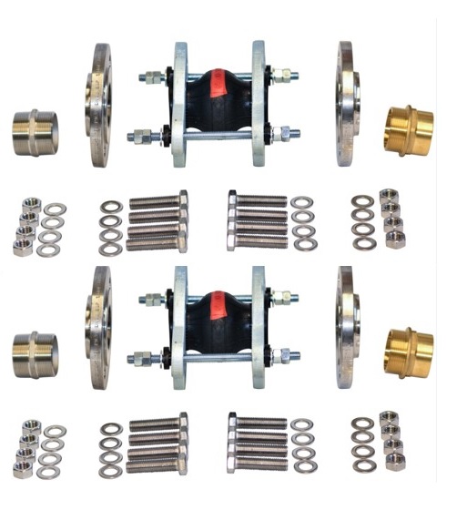 KSB Anschlussset G 1 1/2 x 42, Typ 50 DN 40 / G1 1/2 IG, PN 16, m. Längenbegr.