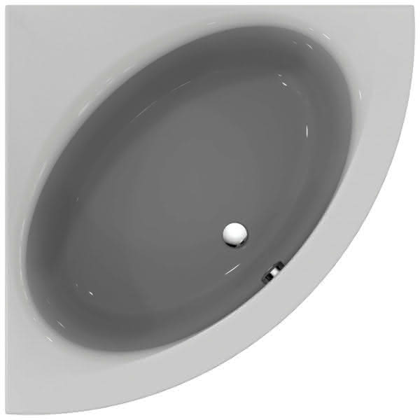IS Eck-Badewanne Connect Air, 1200x1200x465mm, Weiß