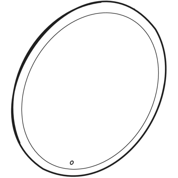 Geberit Option LSP, rund, direkte Bel. u. ind. Bel., d:50cm